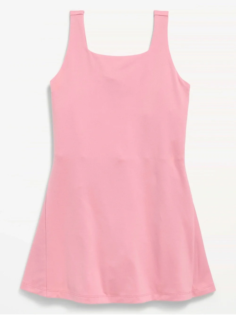 Old Navy Girls Active StudioSmooth Dress Size L 10-12 Pink Built In Shorts NWT